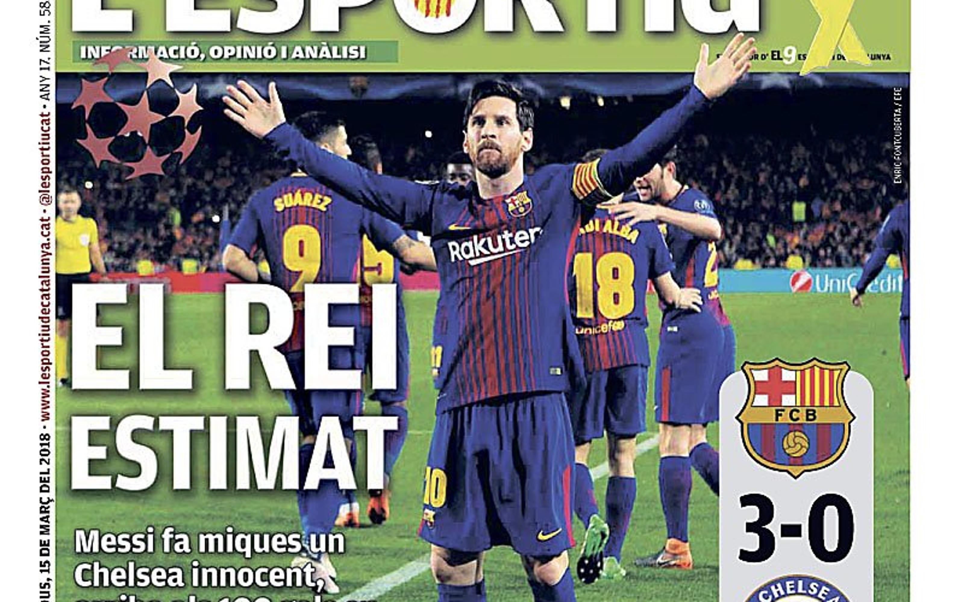 Leo Messi Protagonista De Las Portadas De La Prensa