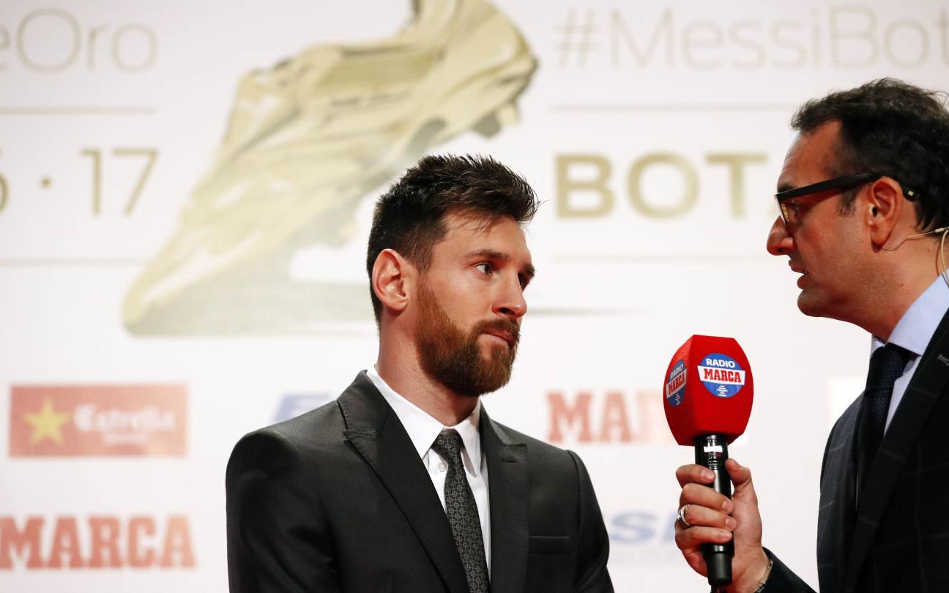 Leo Messi Recibe Su Cuarta Bota De Oro