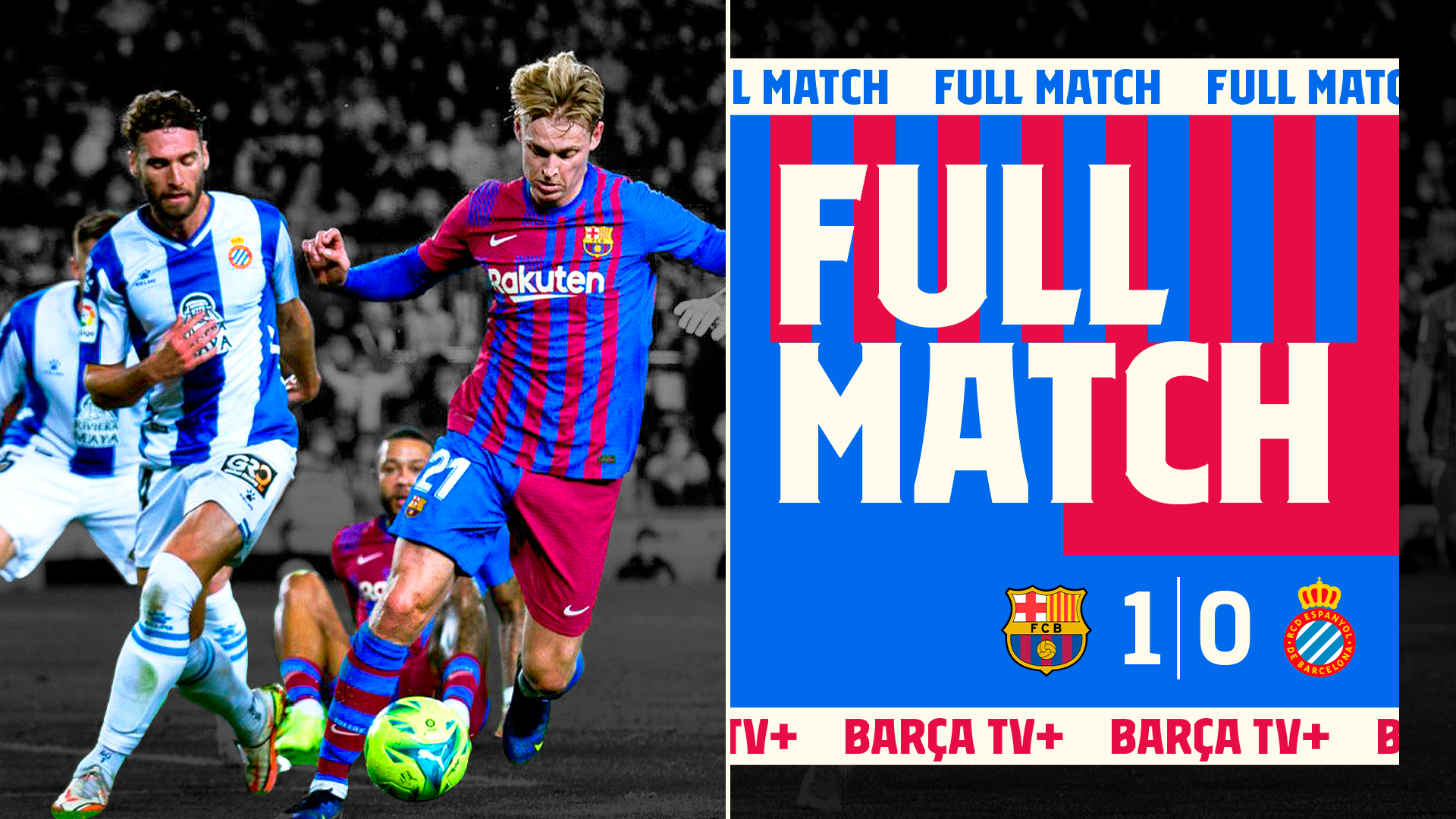 FULL MATCH Barça Espanyol LaLiga 21 22