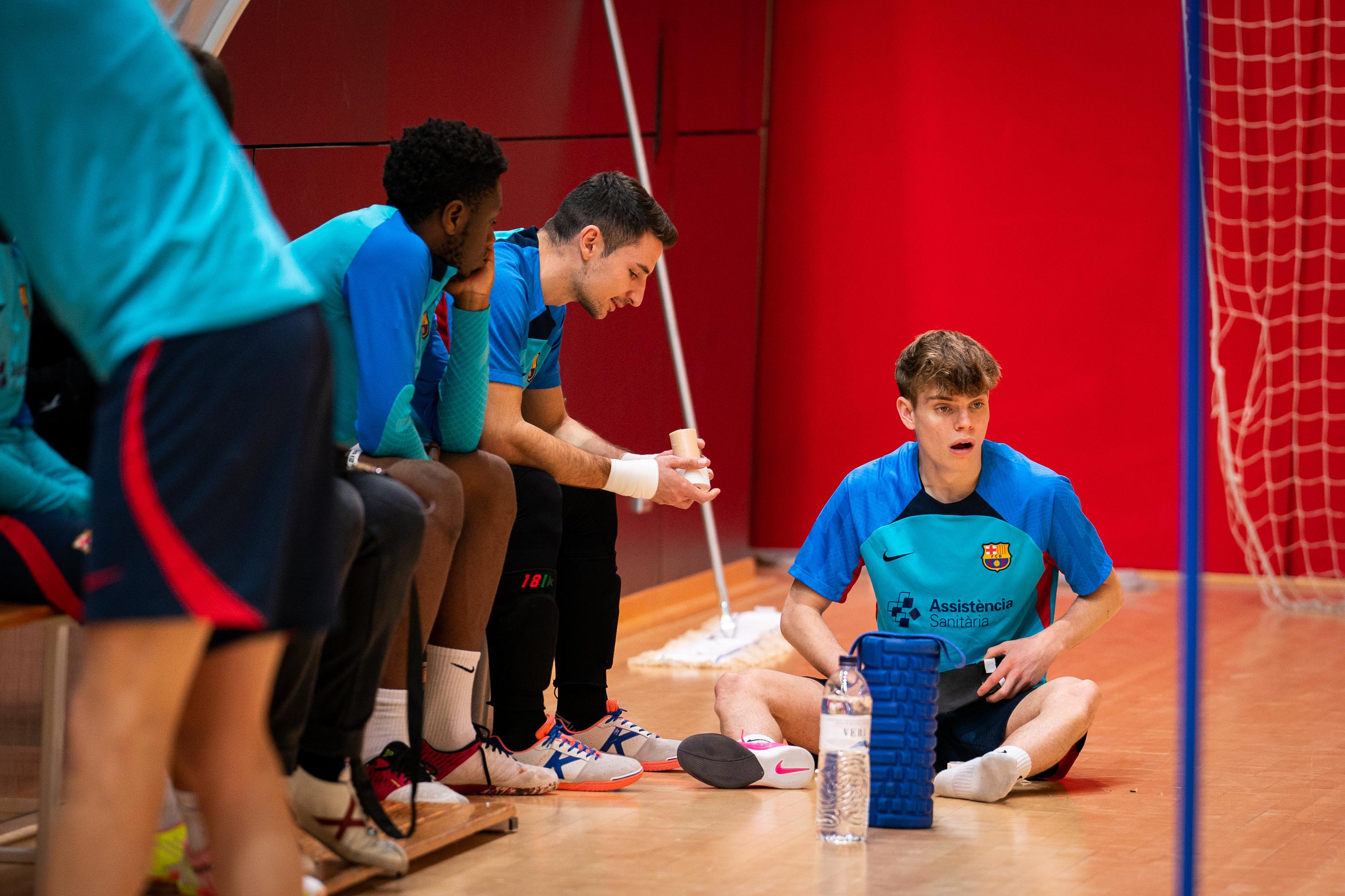 Marc Puigvert y Mamadou Touré listos para la Copa de España