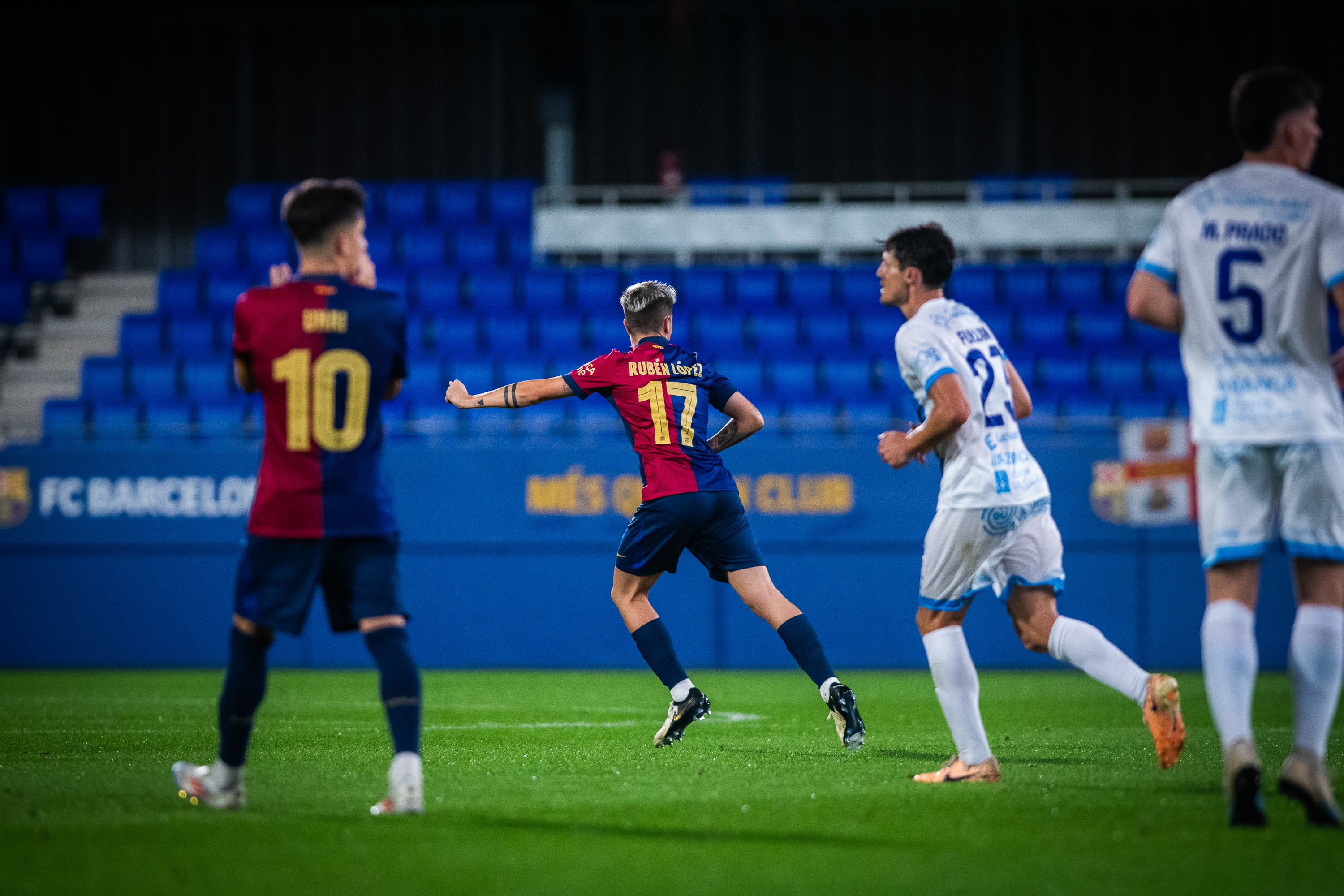 Ourense CF Barça Atlètic A seguir el ritme dels partits a domicili