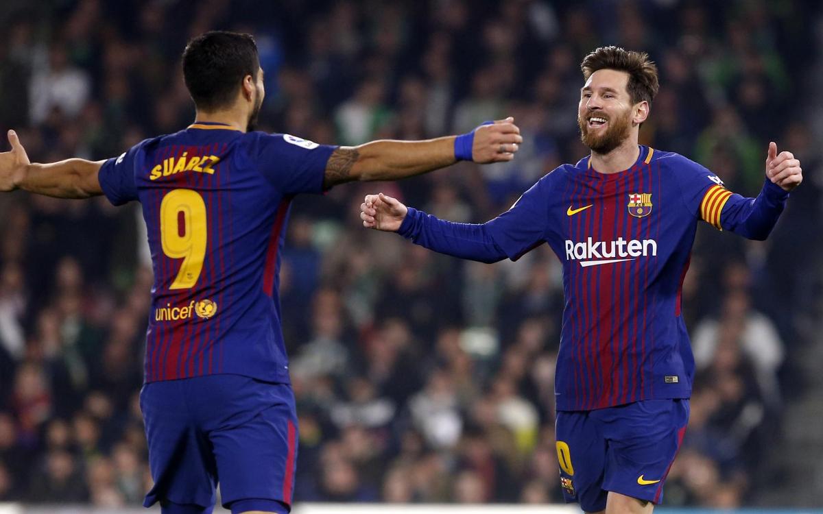 Messi and Suárez form Europe's top strike partnership this year