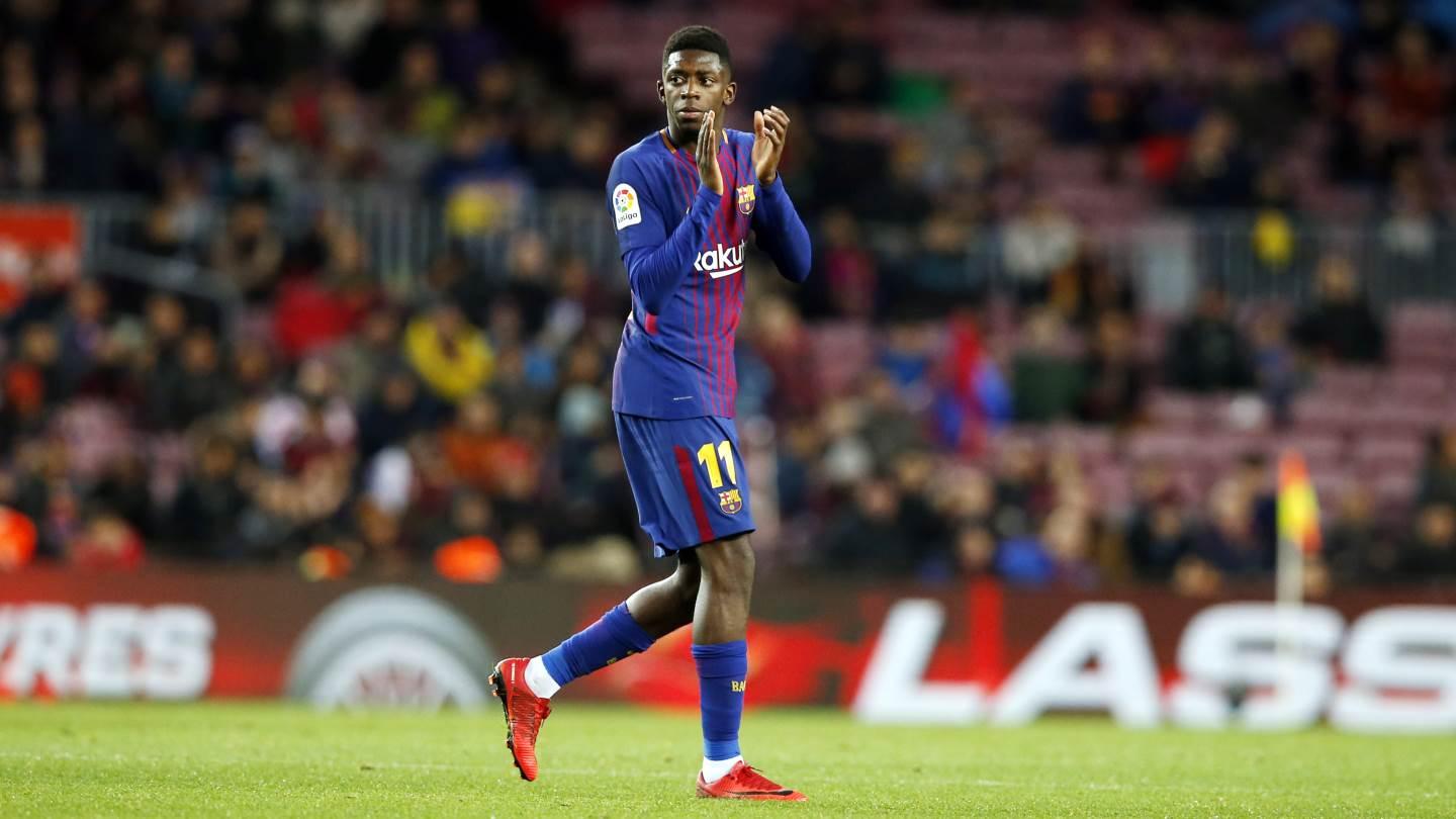 Inside view of Dembélé's Camp Nou return