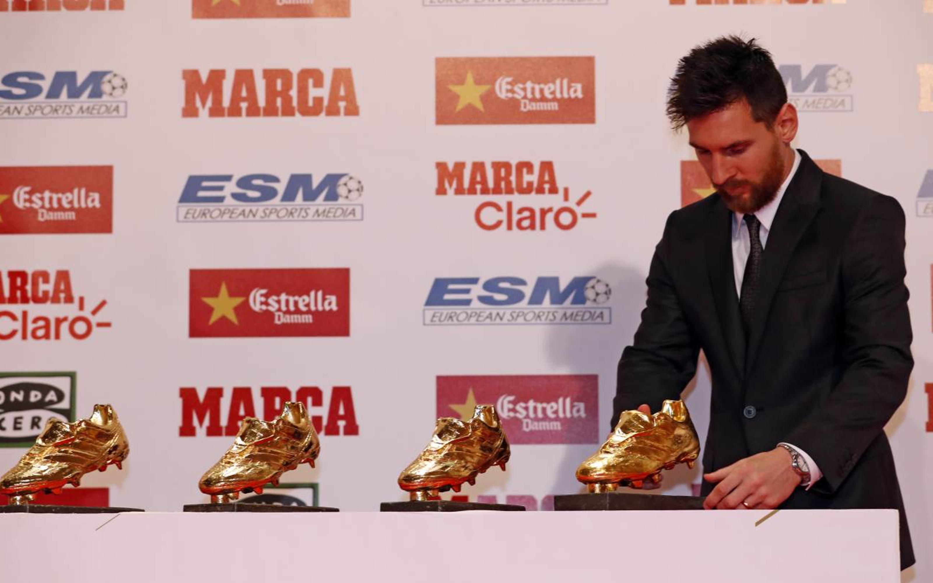 Leo Messi Recibe Su Cuarta Bota De Oro