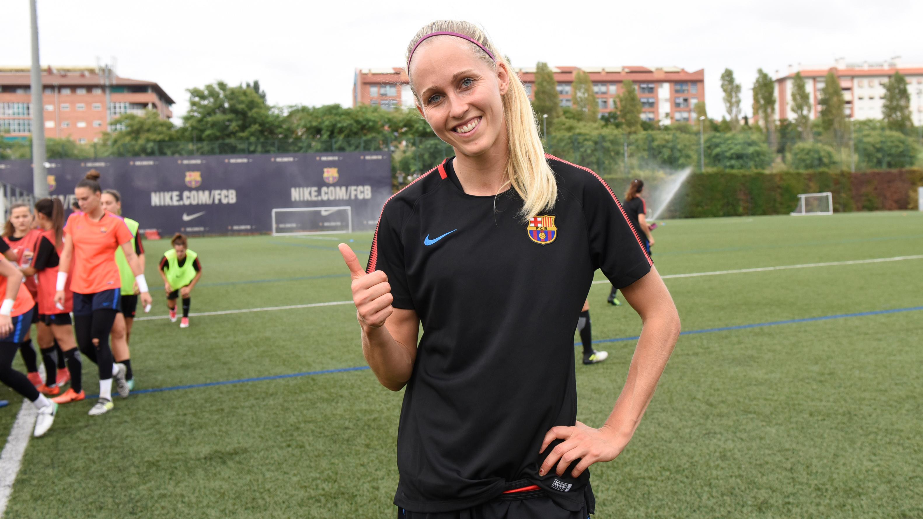 The women's team's training session in pictures