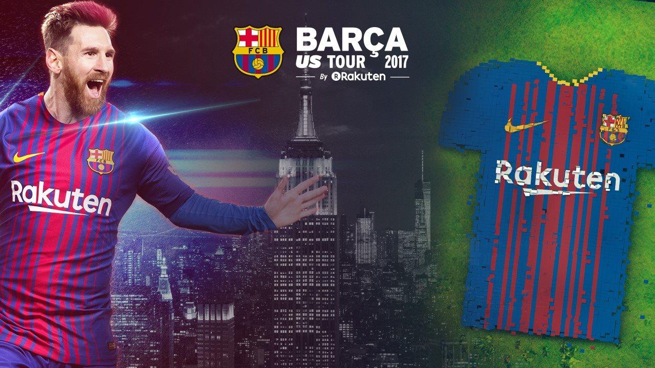 New York prepares for a historic FC Barcelona mosaic