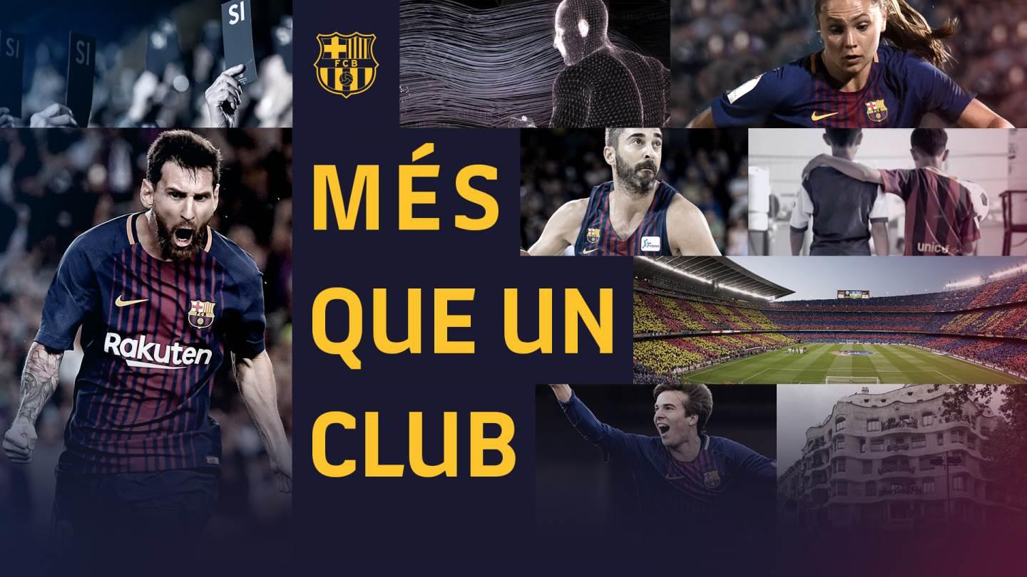 FCバルセロナ「クラブ以上の存在」のスローガン50周年記念