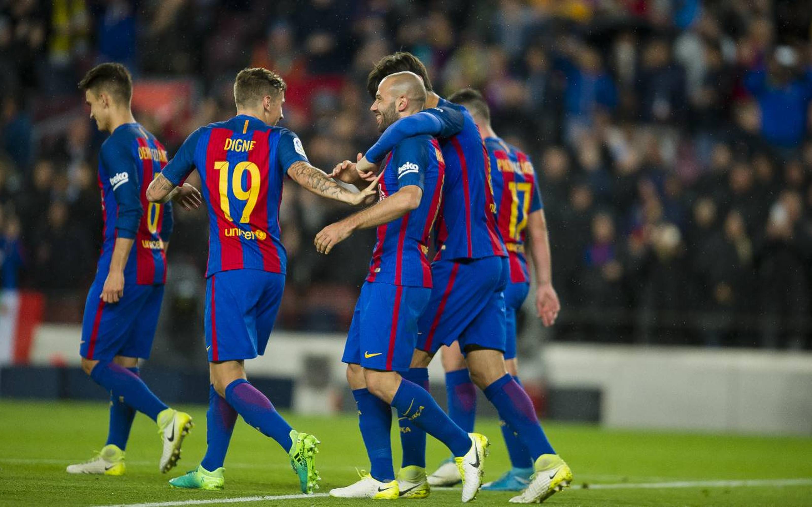 Javier Mascherano's First Goal For FC Barcelona