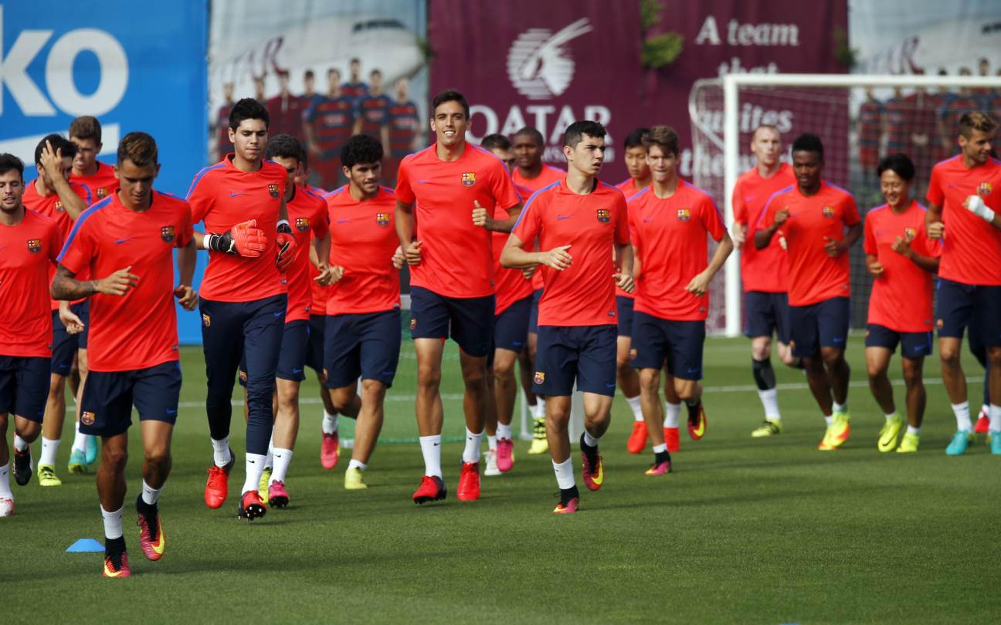 Entrenamiento Primer Equipo Y Barça B (31-08-16)