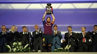 Messi, the player with most honours in Barça history