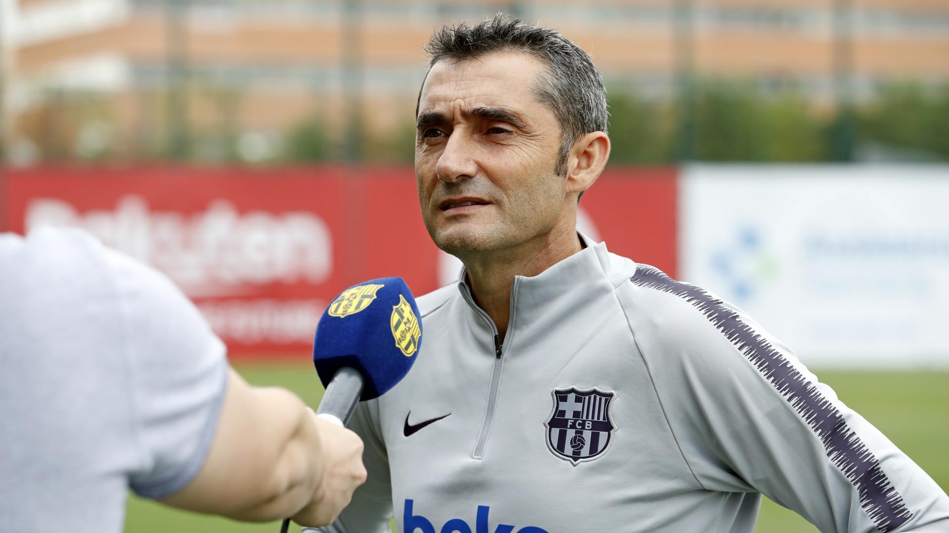 Ernesto Valverde: 'It's a difficult group'