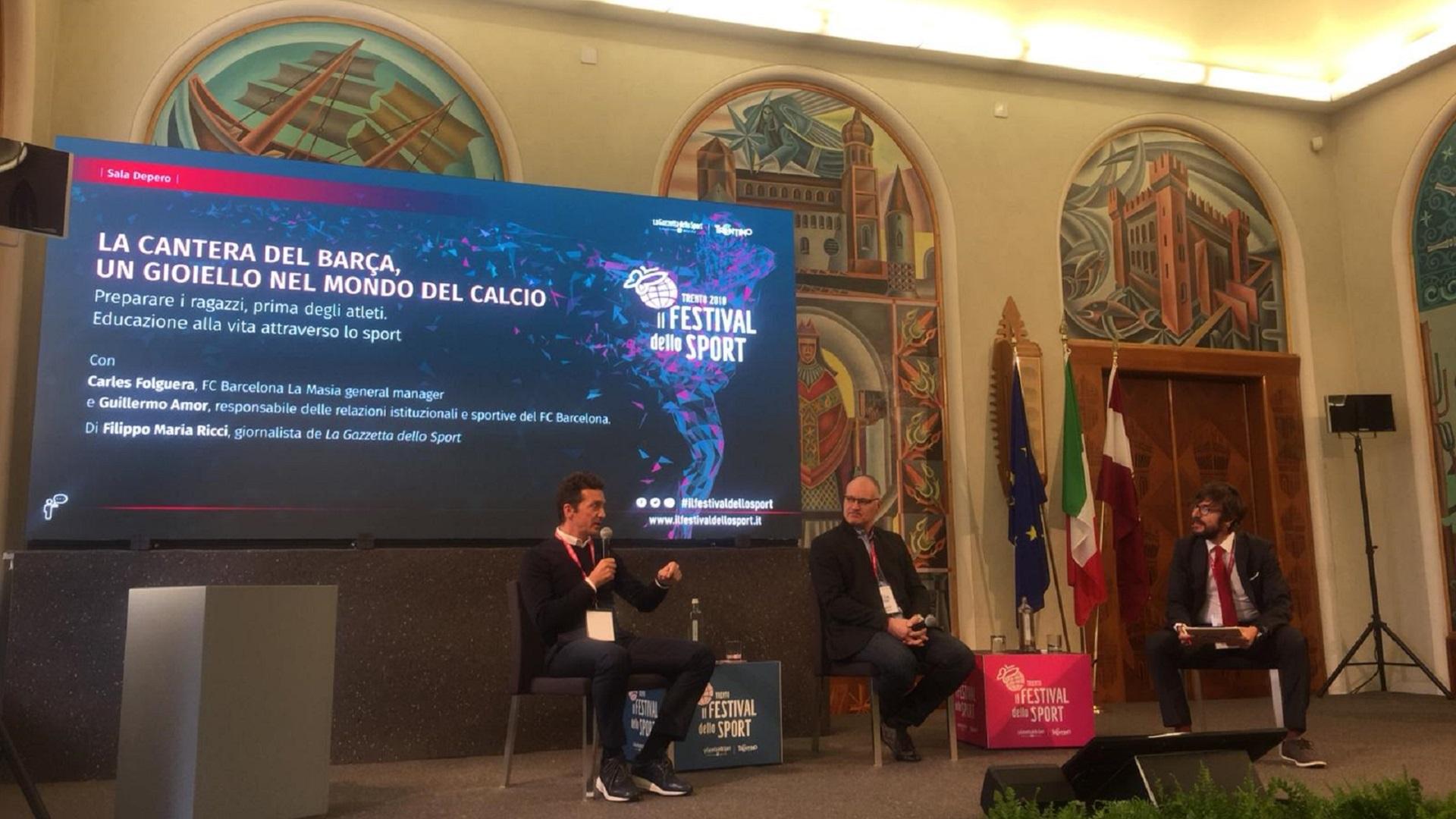 Guillermo Amor and Carles Folguera explain La Masia at ‘Festival dello ...