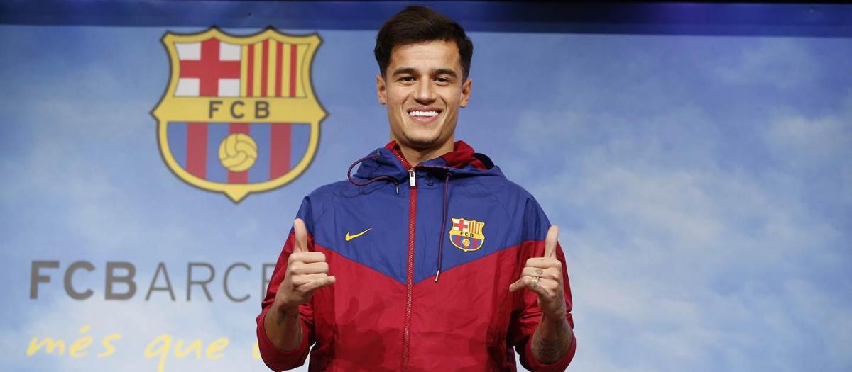 Coutinho celebrates a year at FC Barcelona