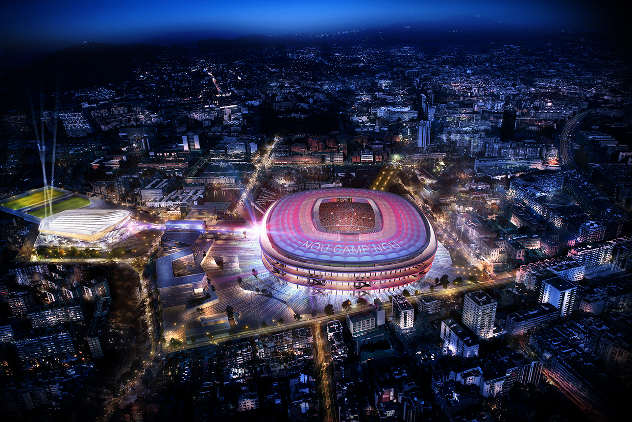 Todo Listo Para La Presentación Del Nuevo Camp Nou