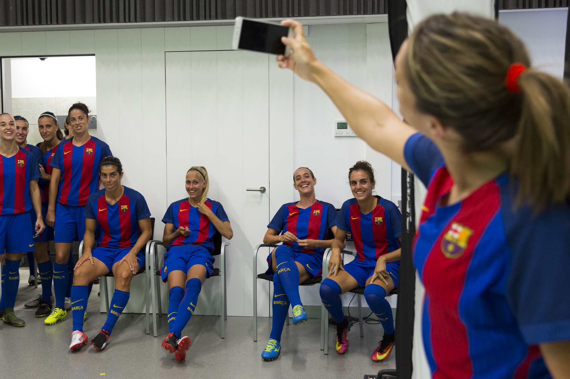 Así Se Hicieron Las Fotos Oficiales Del Barça Femenino