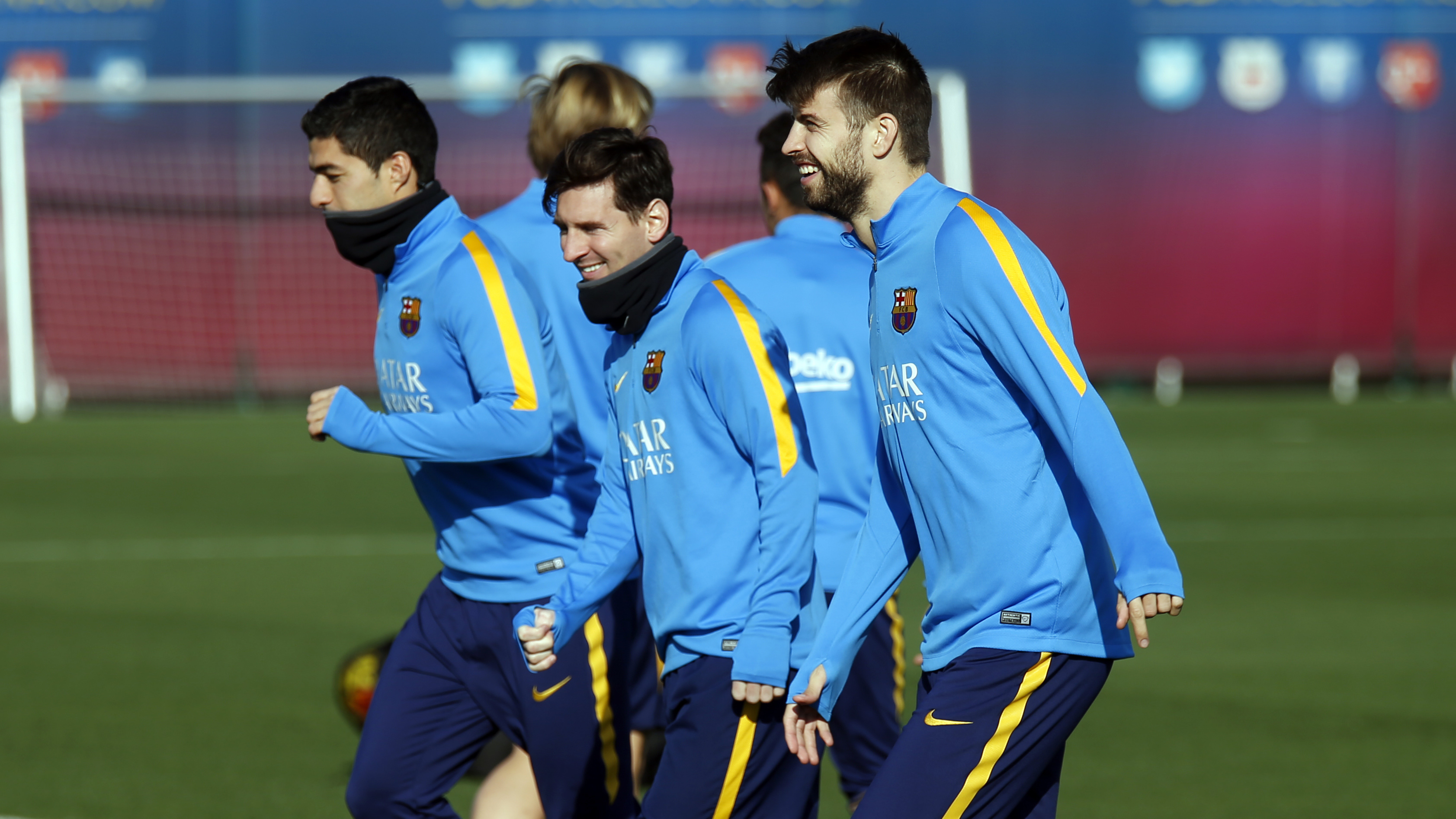 Barcelona training