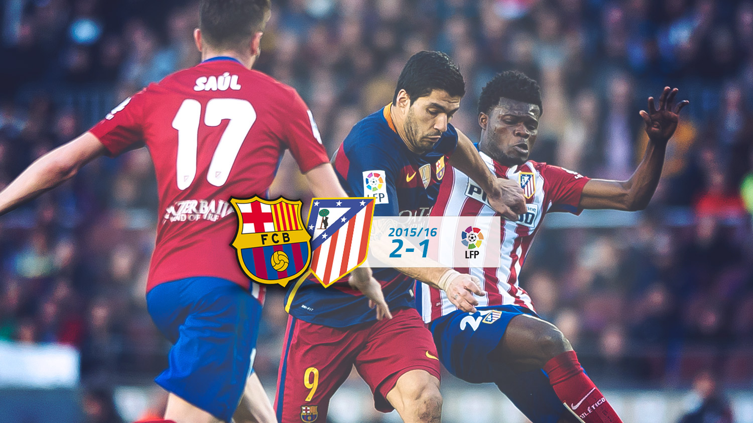 FC Barcelona: 2 - Atl. De Madrid: 1