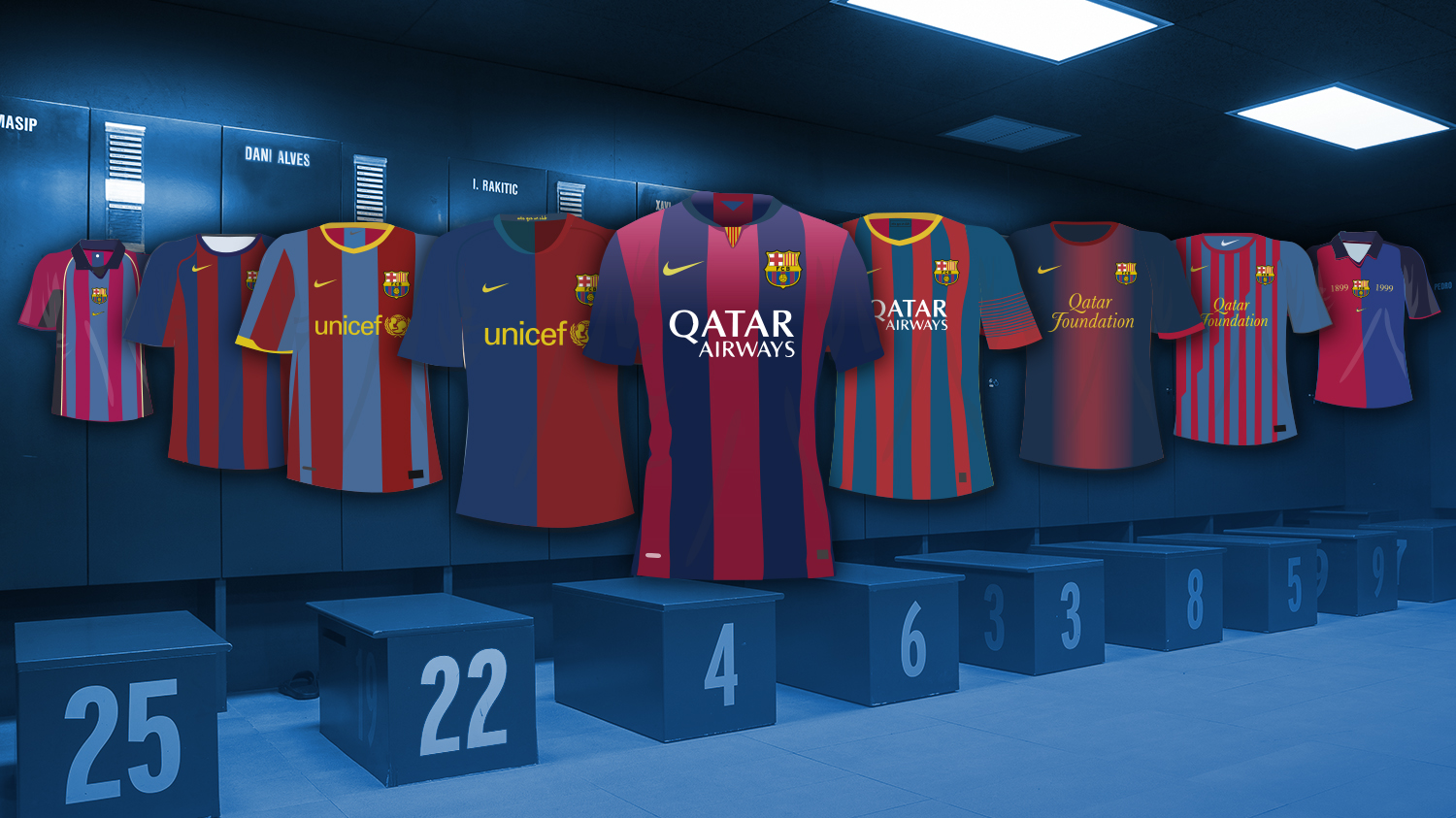 Do you remember every home kit Barça has had?