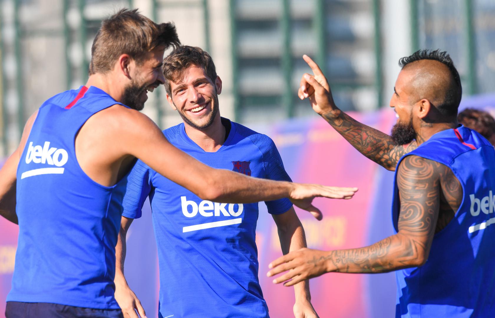 Barça keep at it during international week