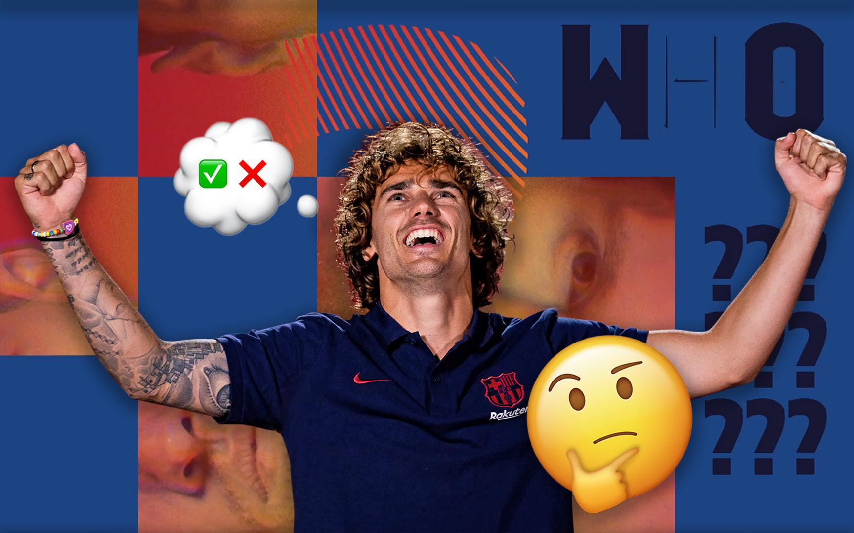 Barça Faces: Griezmann es posa a prova amb les cares dels seus companys