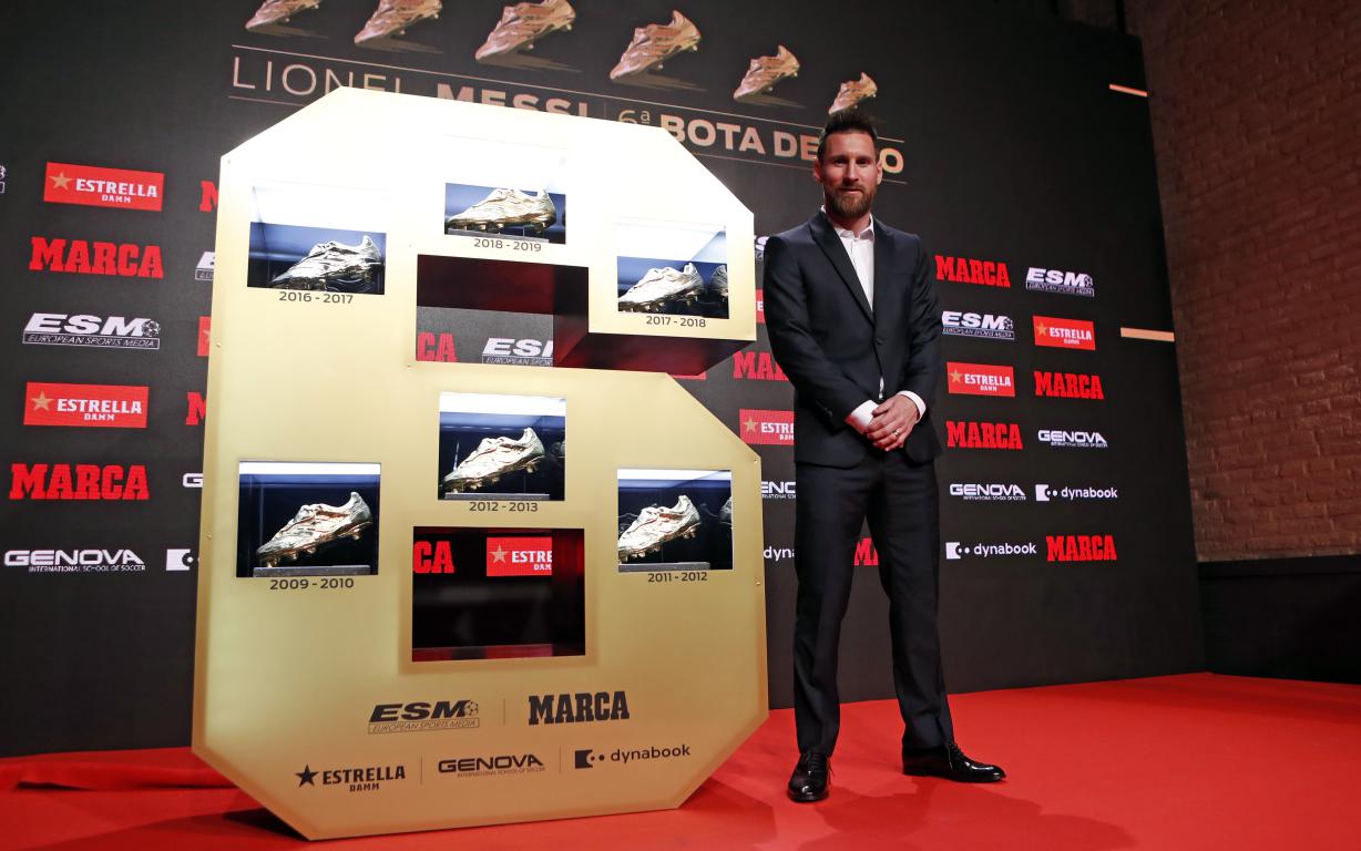 Messi 6th golden outlet boot