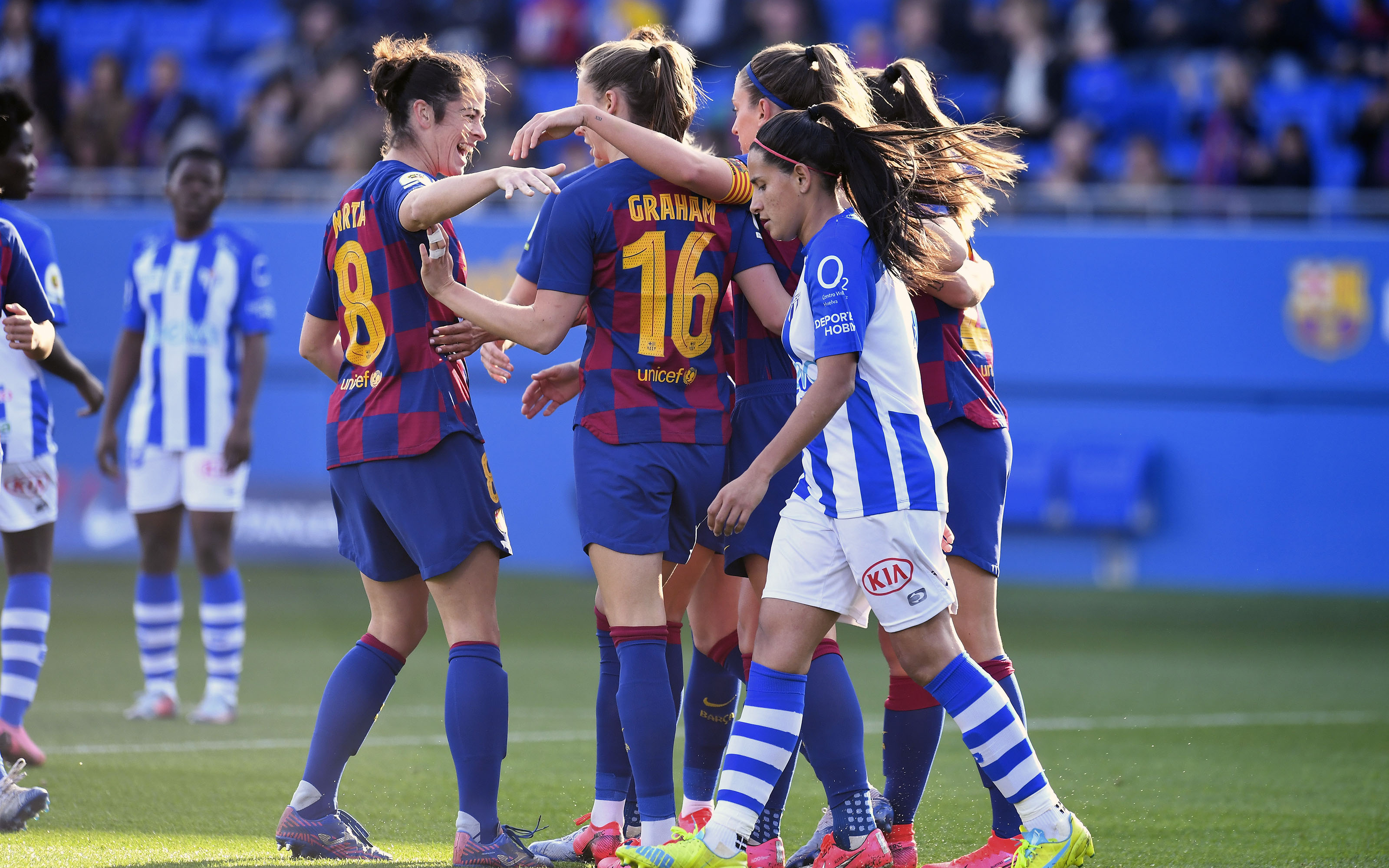 Fc barcelona contra huelva