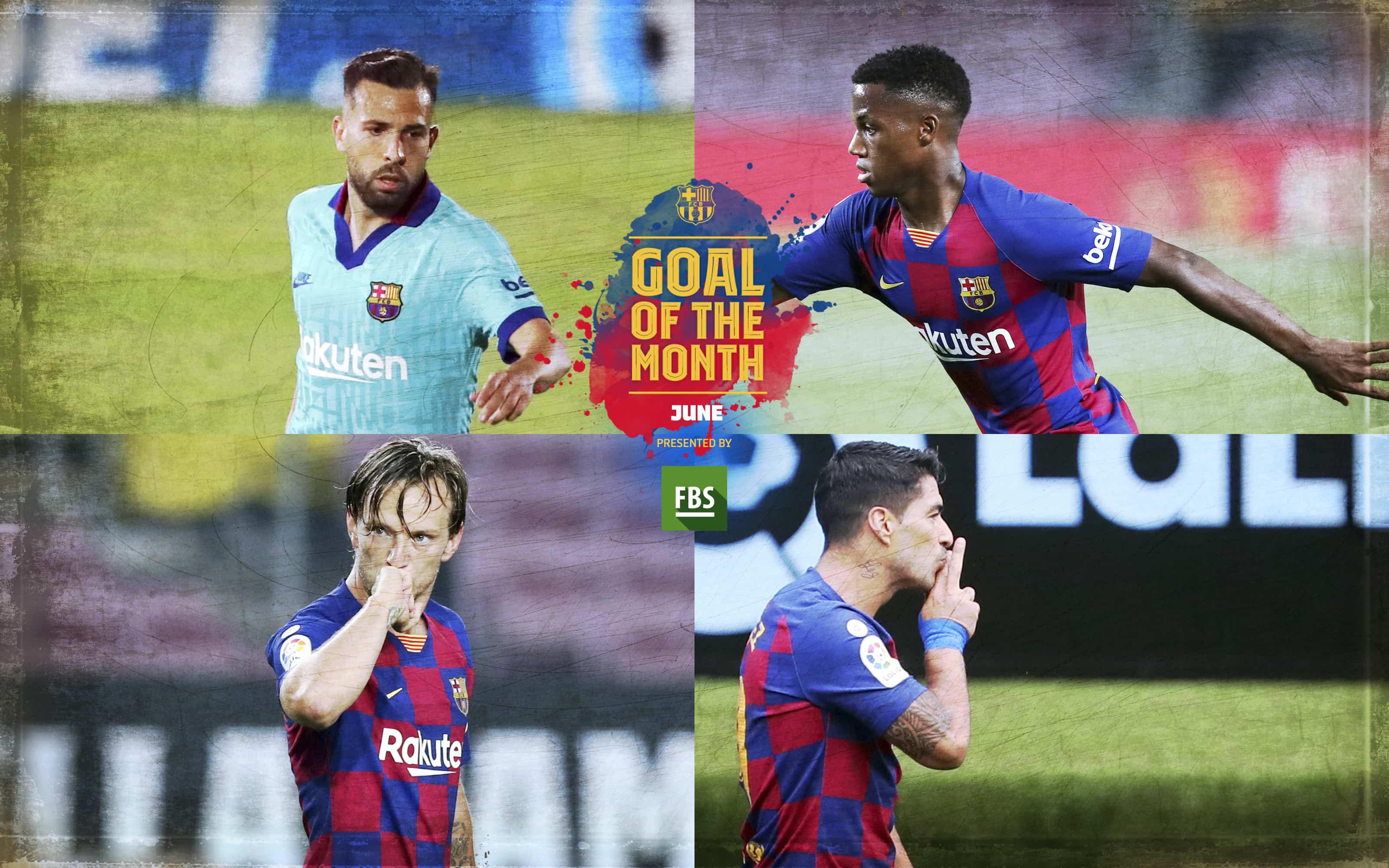 Dembélé And Rakitic, between the candidates to better goal of the