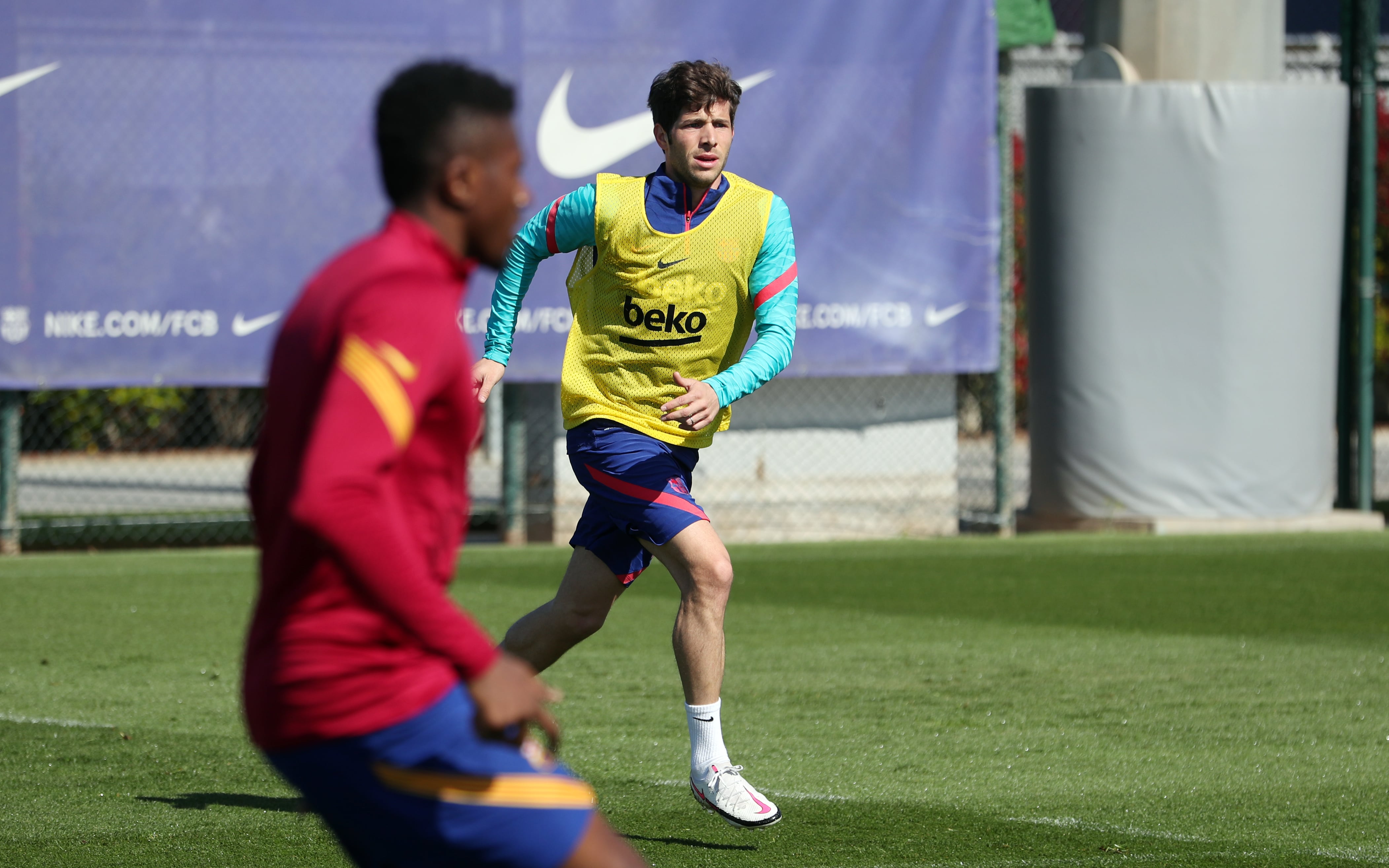 Entrenament Conjunt Amb El Barça B