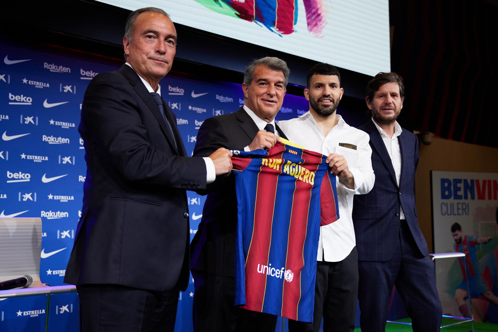 Joan Laporta: Aguero is the first of a series of signings for Barcelona -  Barca Blaugranes