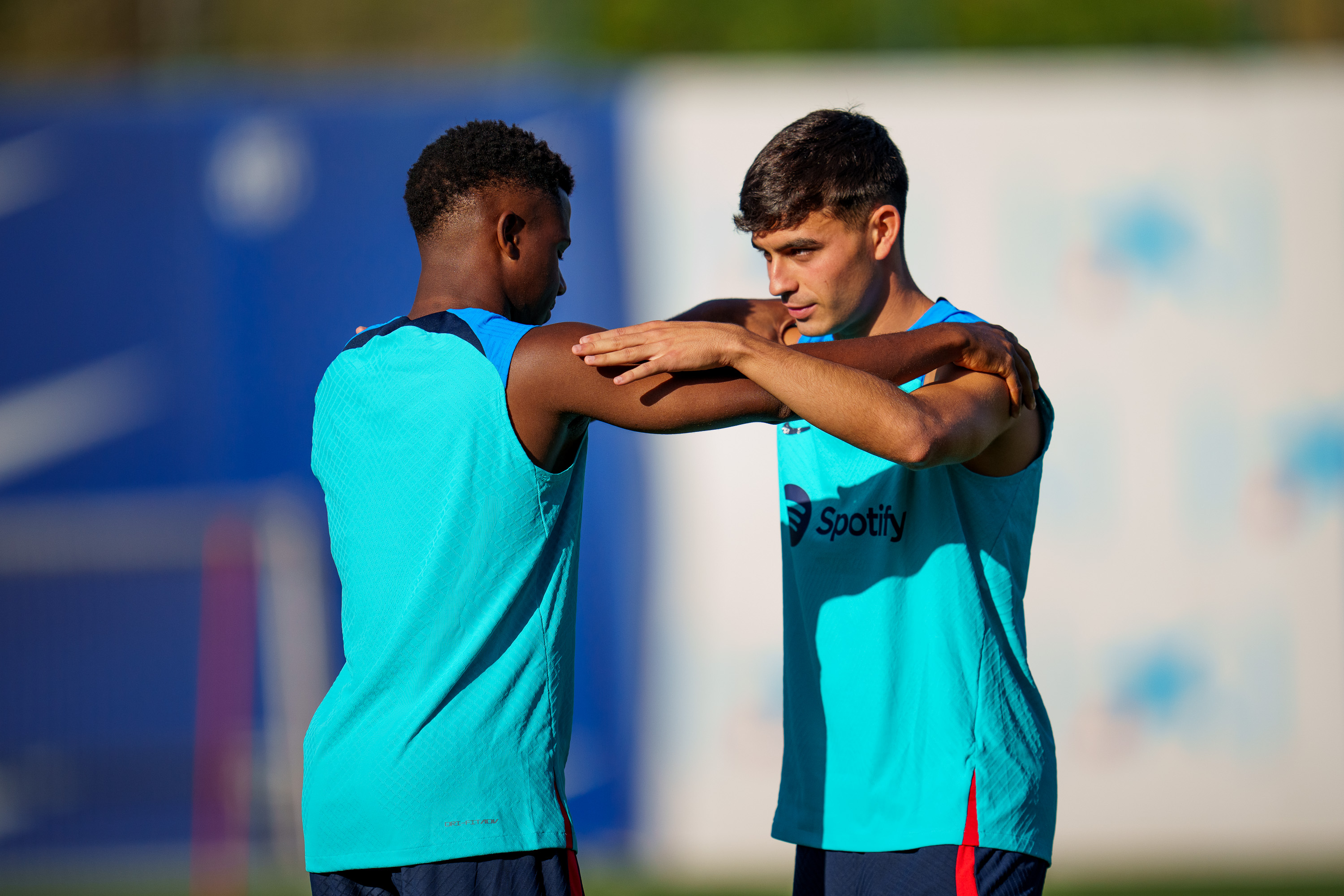 European champions' first pre-season training session