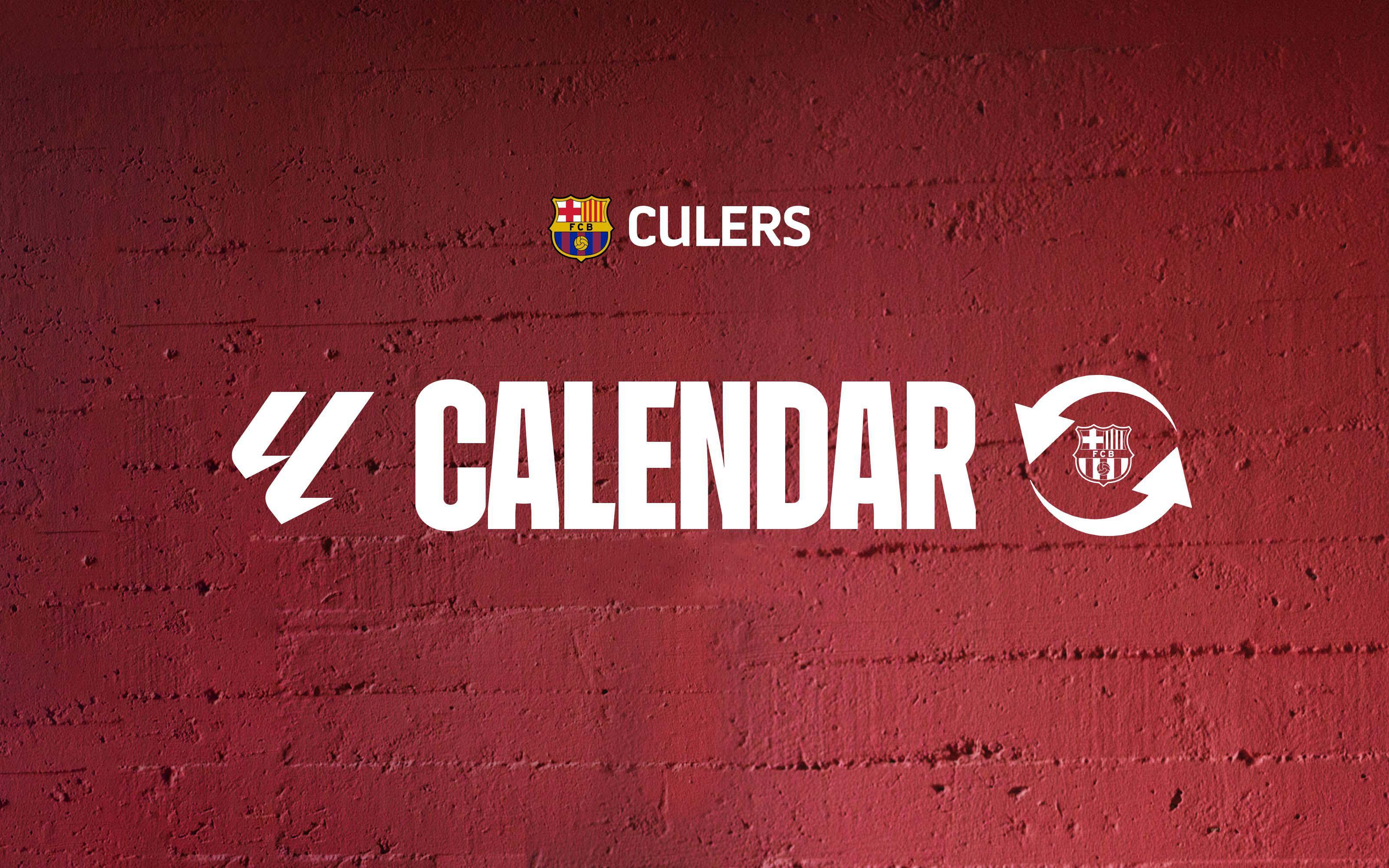 Synchronize Barça matches in your calendar!