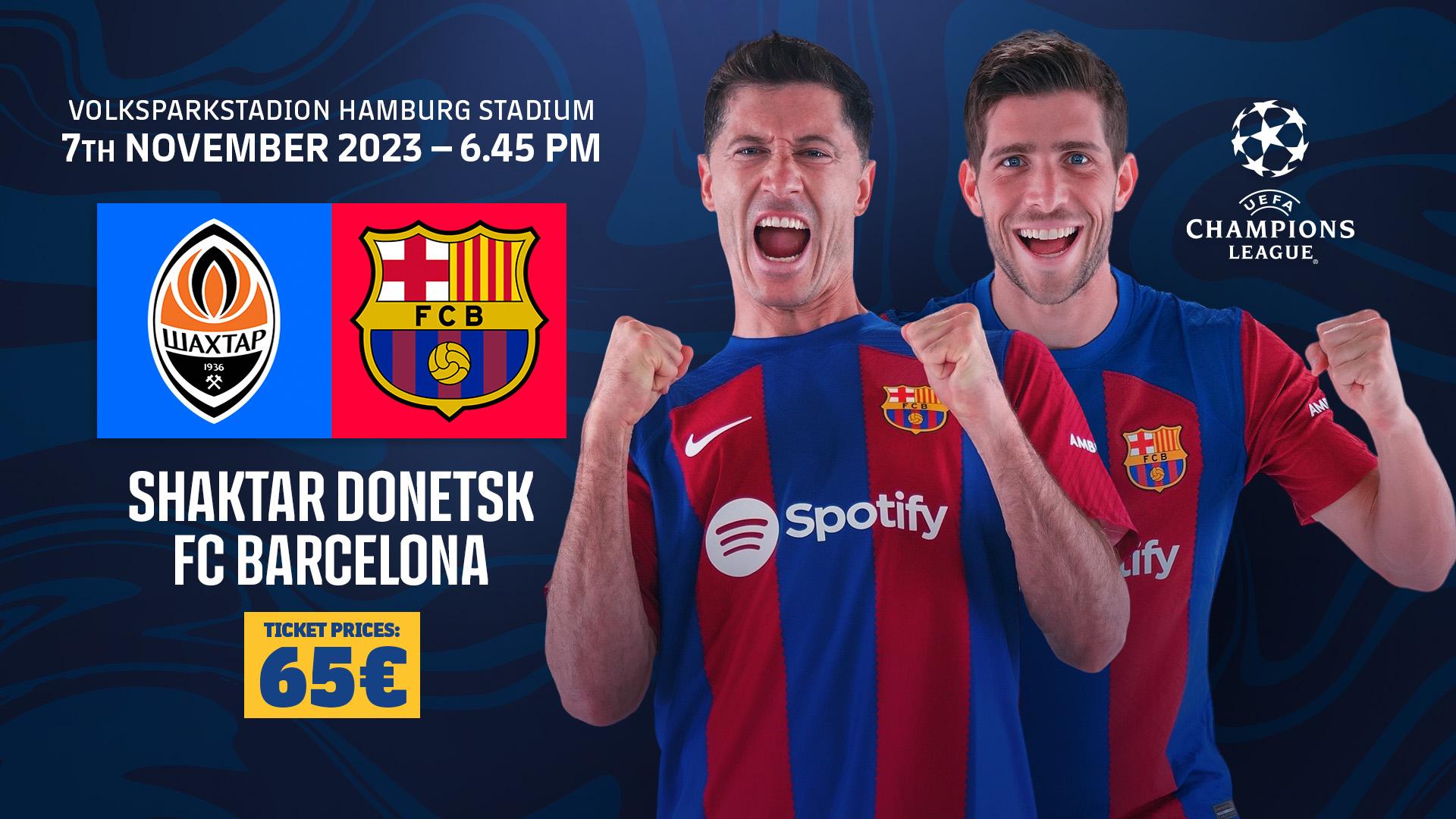 Donezk Barcelona Tickets