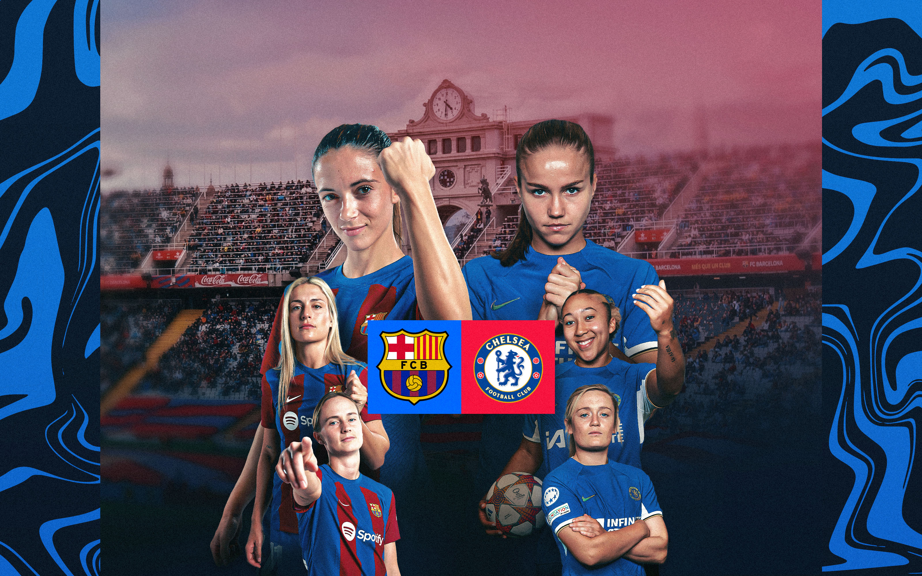 Estadi Olímpic Lluís Companys will host Barça Women v Chelsea FC