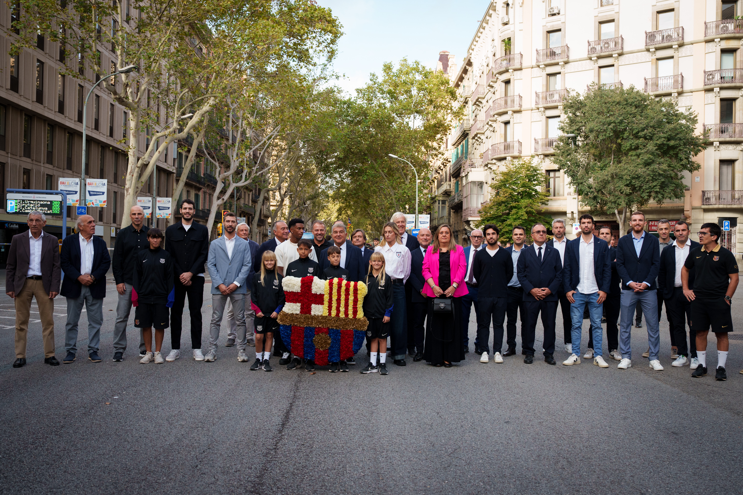 FC Barcelona commemorates the National Day of Catalonia