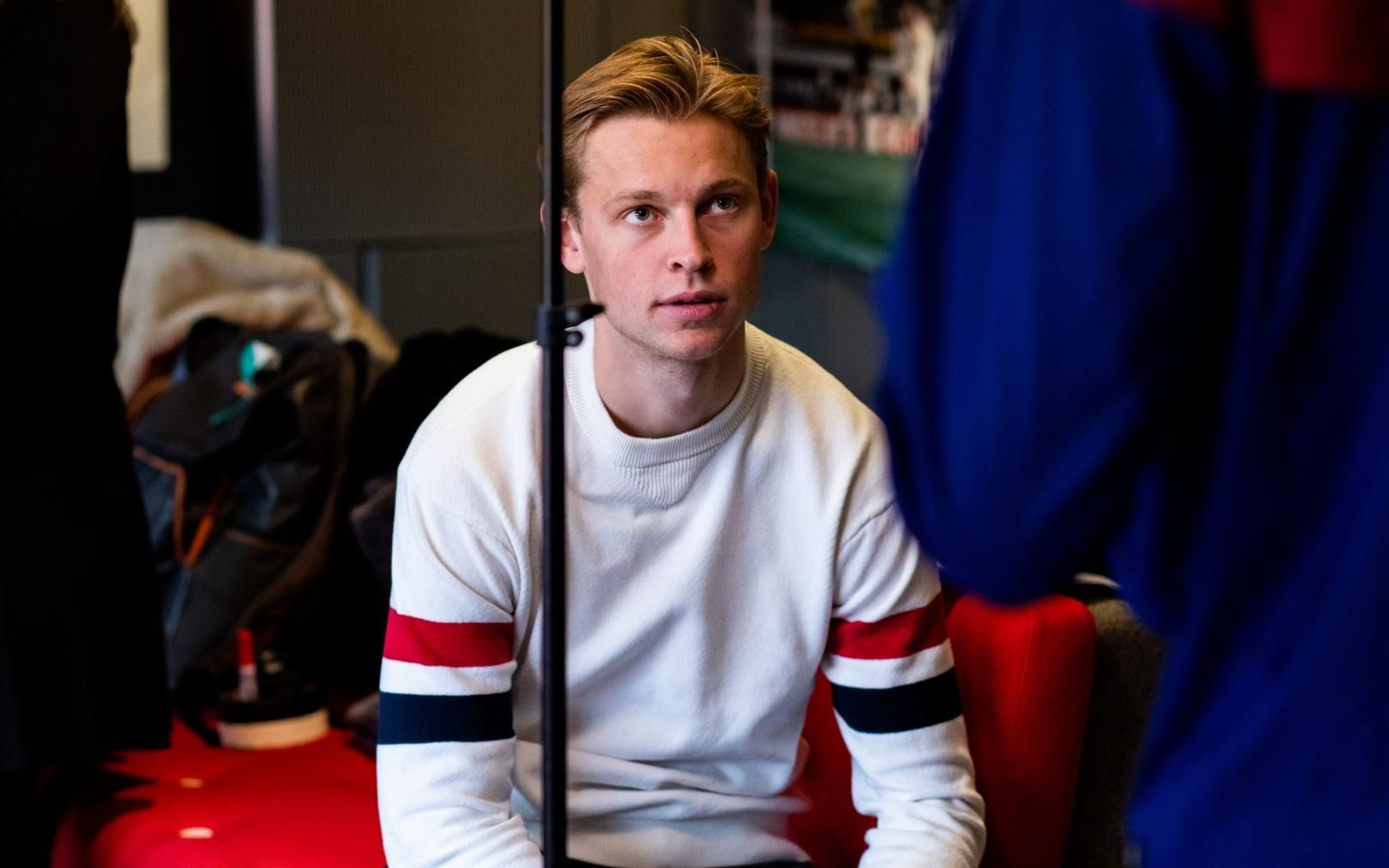 Exclusive interview with Frenkie De Jong at Johan Cruyff Arena