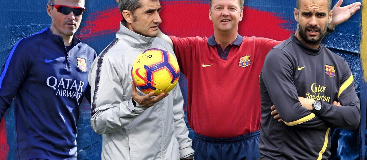 Valverde, the sixth coach to win his first two league campaigns for Barça