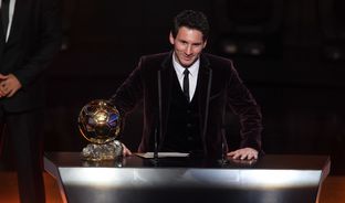 PILOTA D'OR 2011 Messi ballon d'or