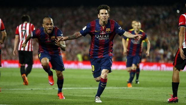 Il gol di Messi contro l'Athletic Club nel 2015 che è stato candidato al Premio Puskas.