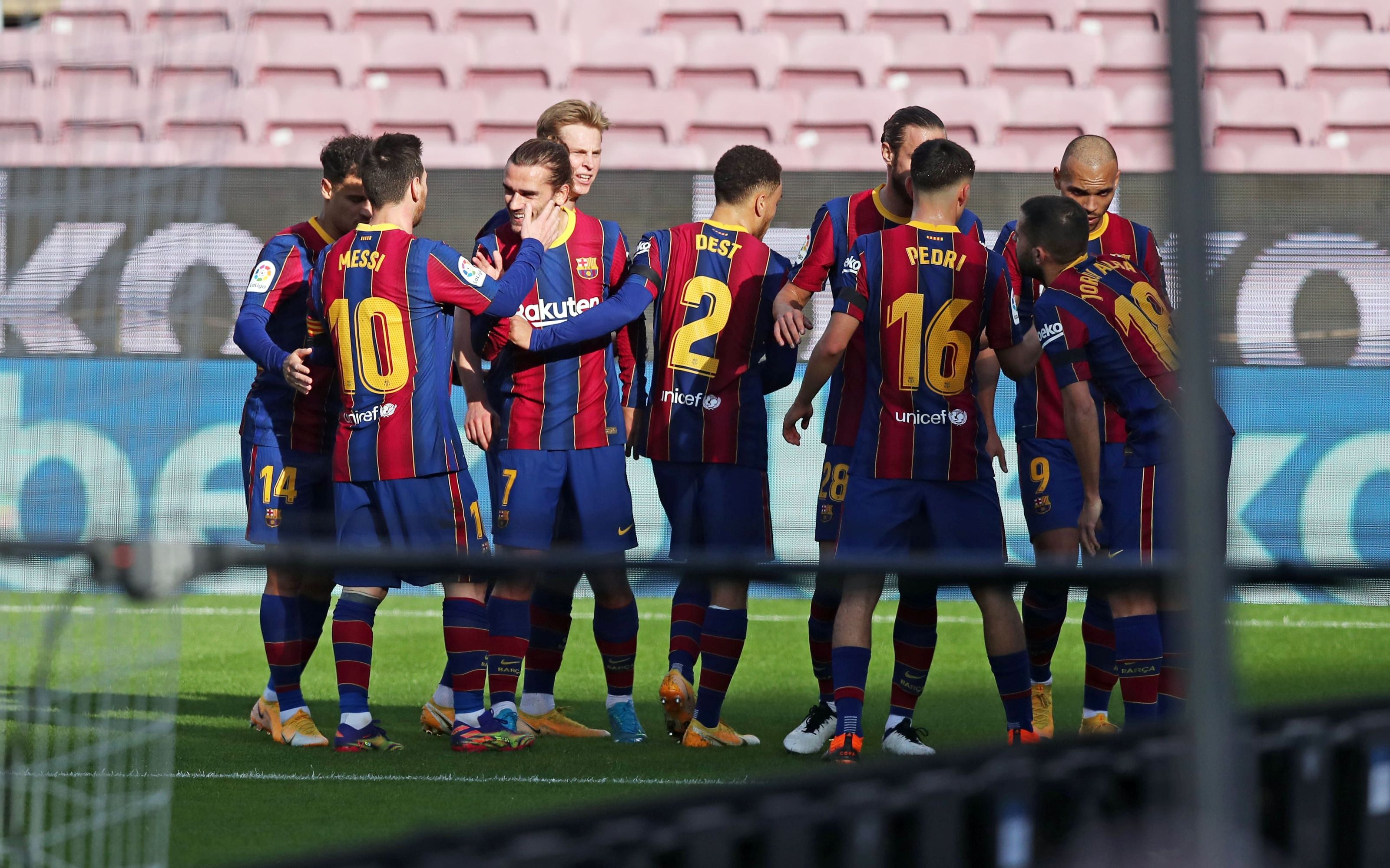 Barça's win over Osasuna in photos