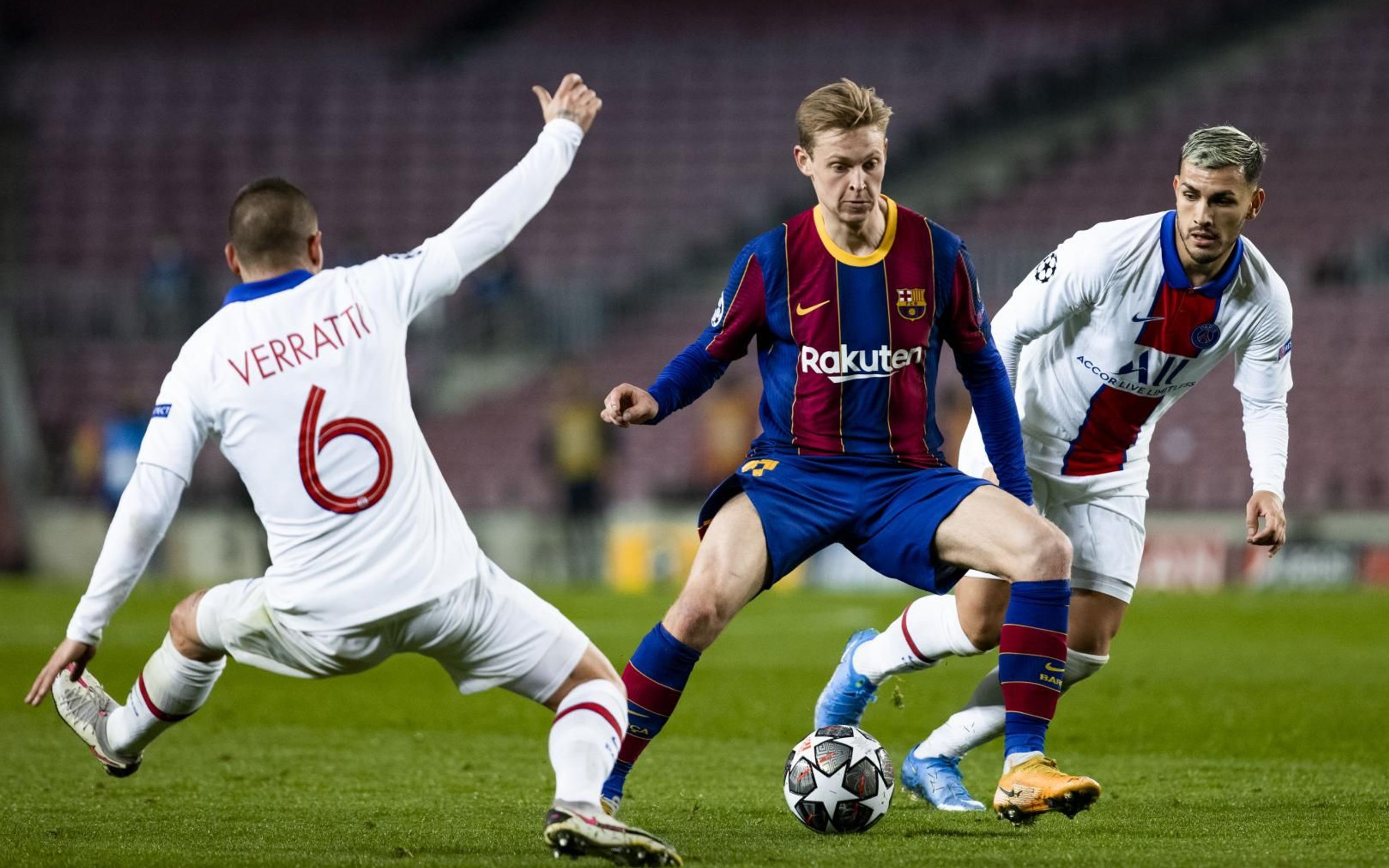 Barça v Paris Saint-Germain in photos