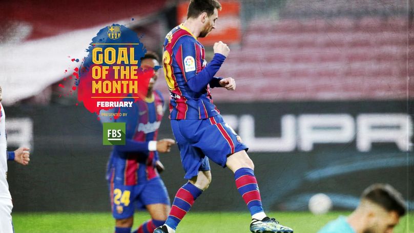 メッシ 2月の Goal Of The Month ベストゴール