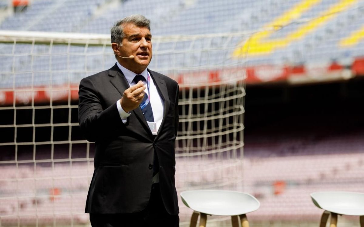 Laporta: “Volem batre el rècord mundial en un partit de futbol femení”