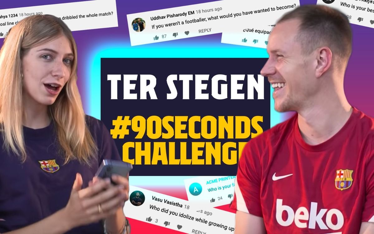 Ter Stegen relève le défi des 90 secondes