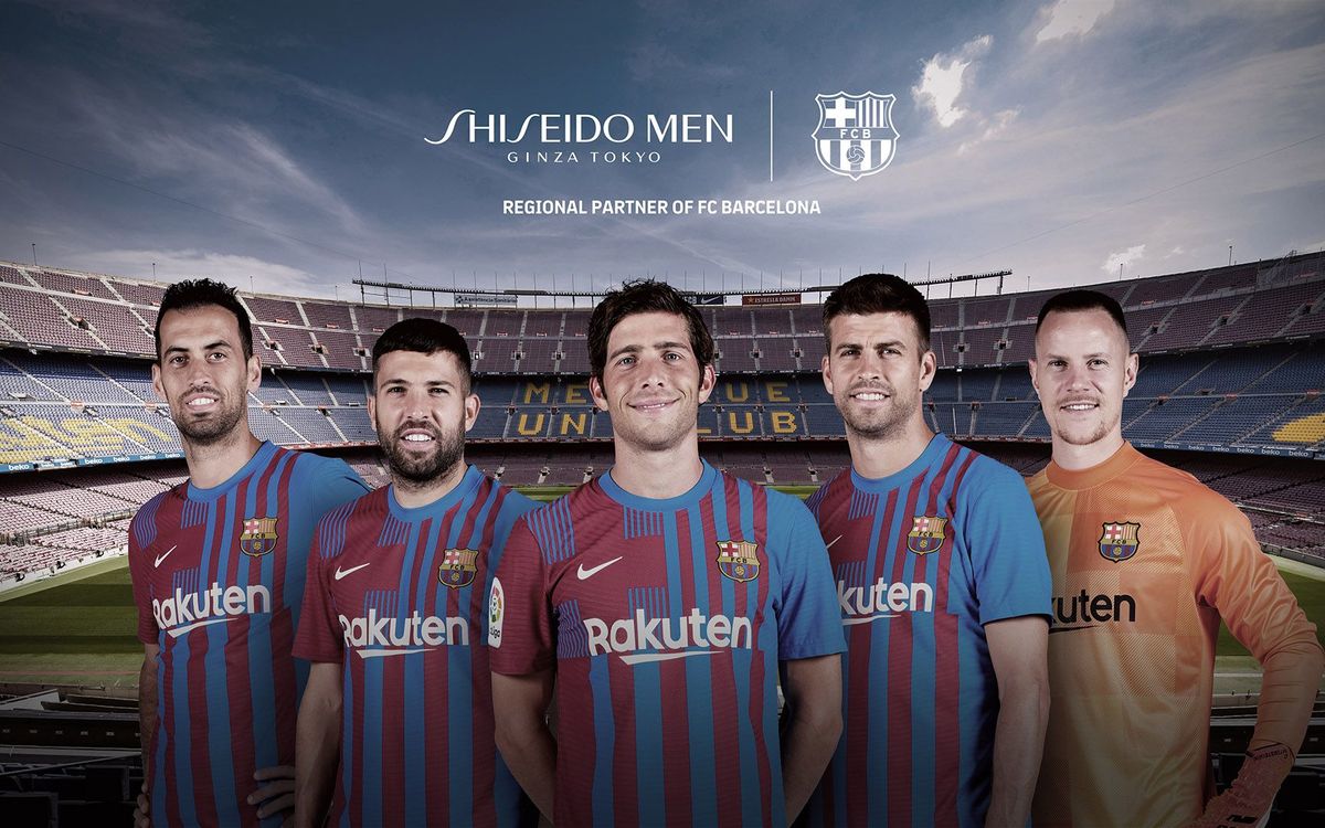 El FC Barcelona y Shiseido Men promueven el cuidado de la piel masculina con Sergi Roberto como embajador