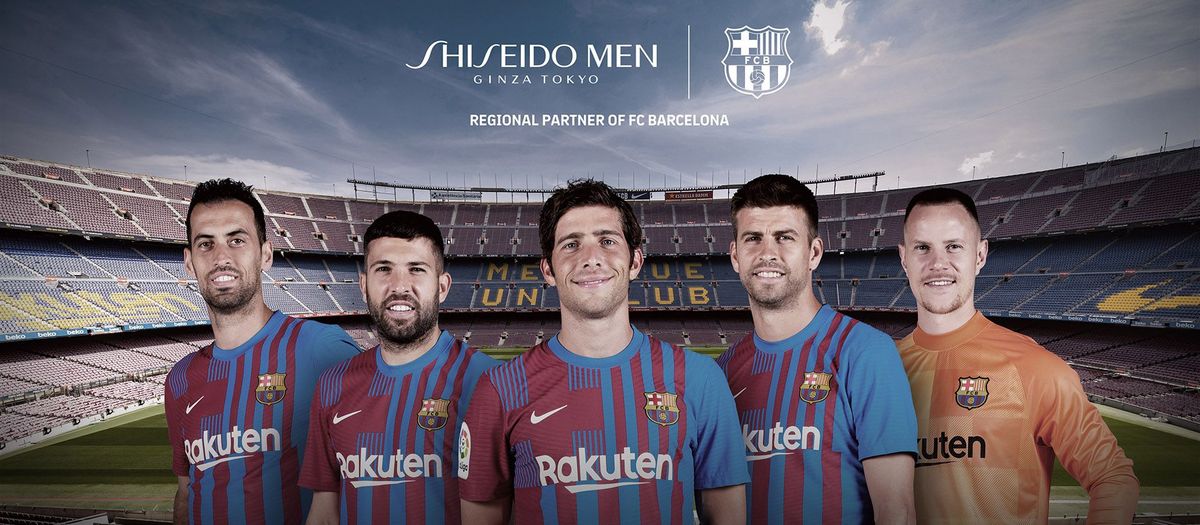 FC Barcelona and Shiseido Men unveil new campaign featuring Sergi Roberto