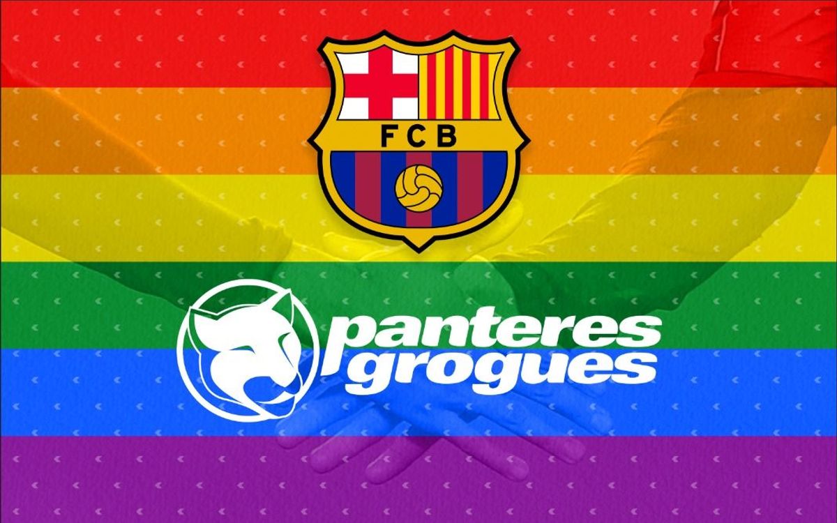 El Barça i Panteres Grogues uneixen forces per col·laborar en la lluita contra l'LGTBI-fòbia al món de l'esport