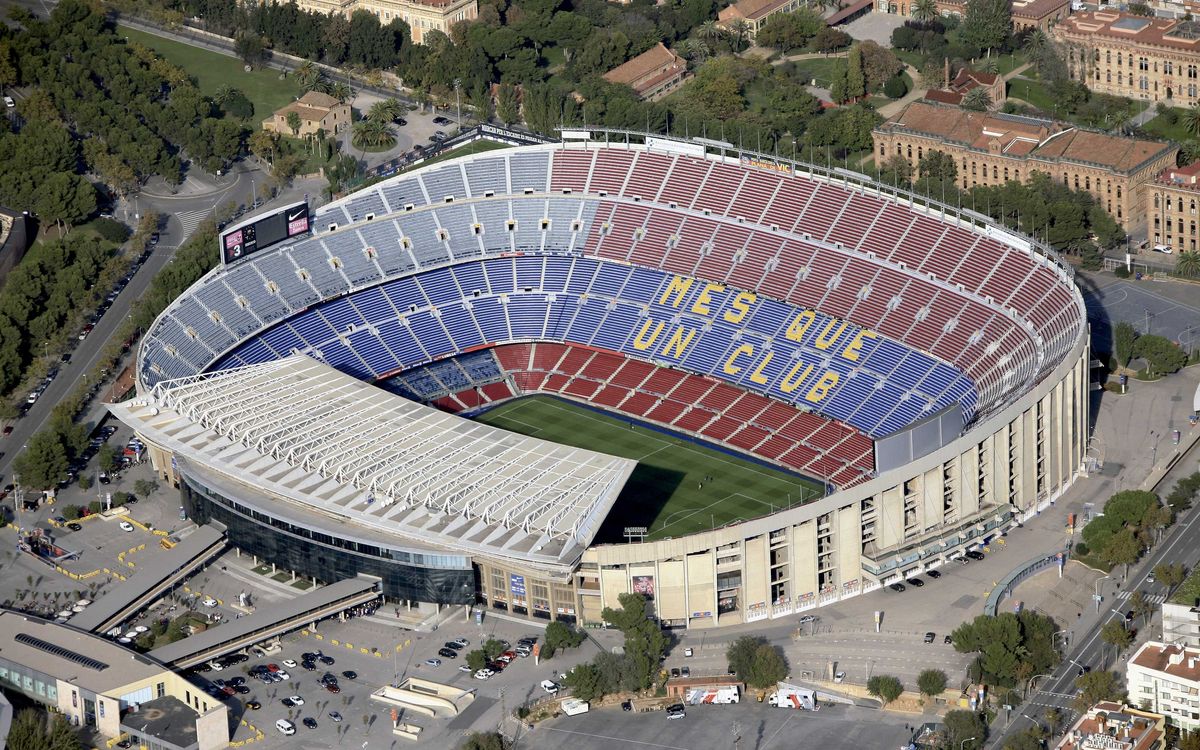 El Camp Nou se prepara para el partido del Barça Femenino