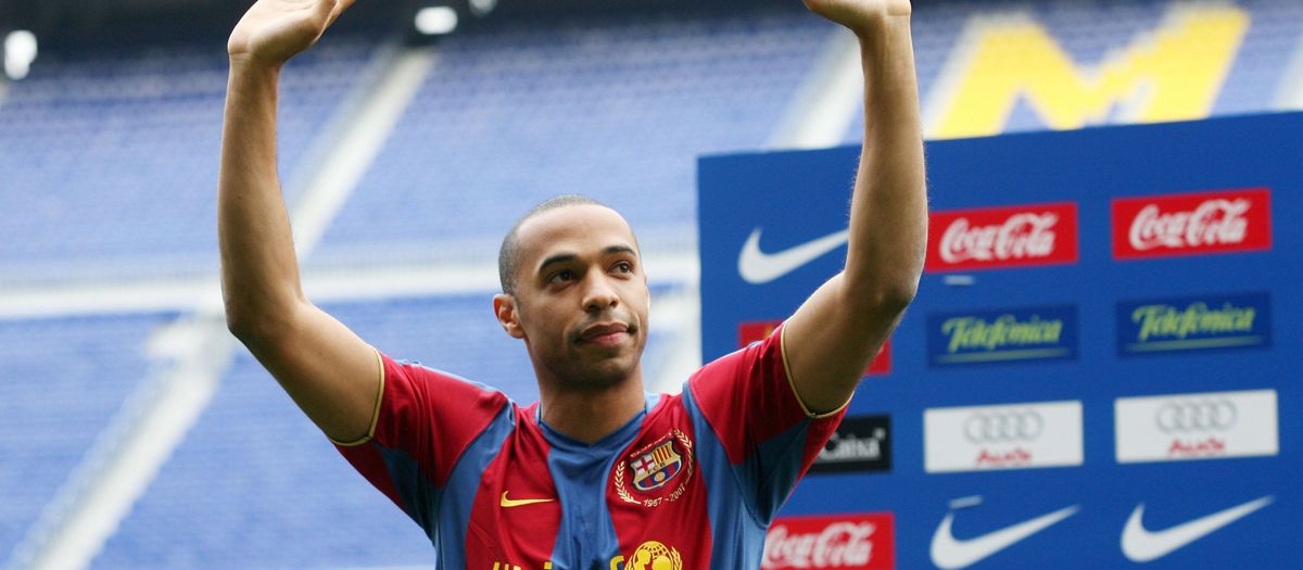 15 years since Thierry Henry was presented at FC Barcelona