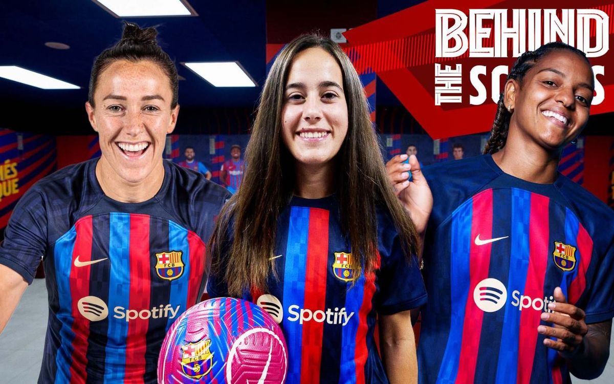 La presentación de las nuevas jugadoras del Barça, desde dentro