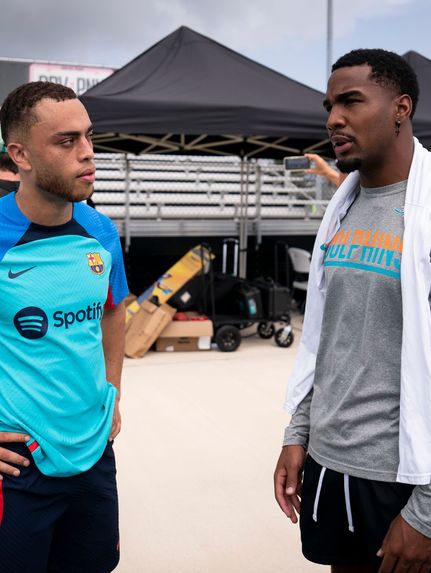 Barça and the Miami Dolphins cross paths